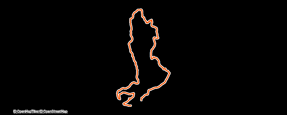 Map of the activity, Lunch Run