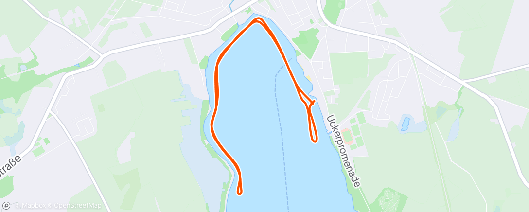 Map of the activity, Drachenboottraining