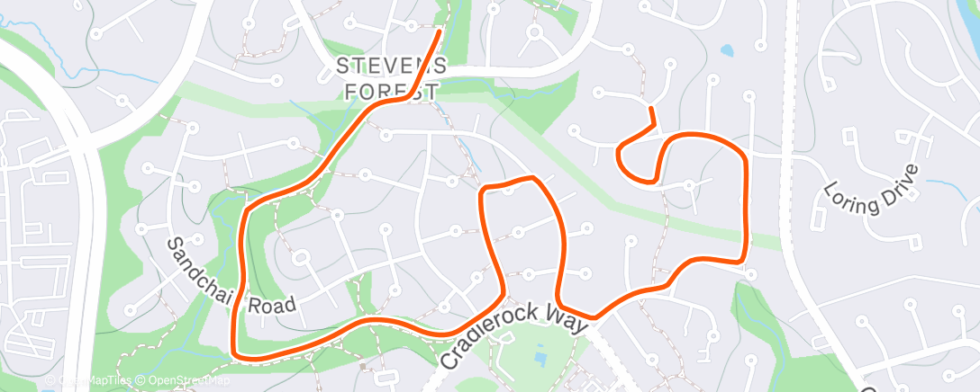 Map of the activity, Slow and steady