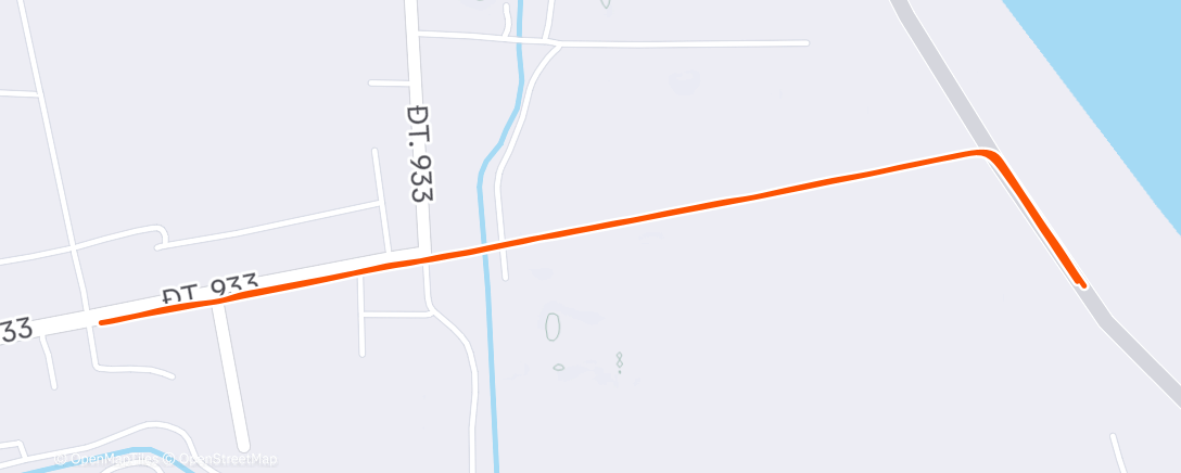 Map of the activity, Morning Walk