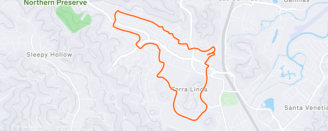 Карта физической активности (Morning Run)