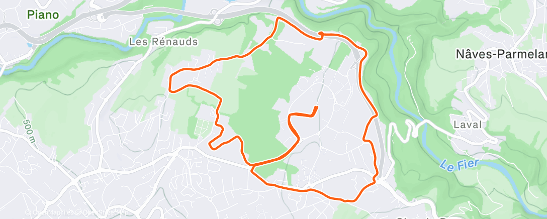 Карта физической активности (Baouw Lunch Run)