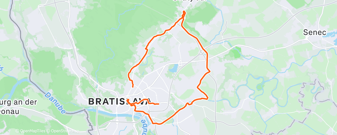 Map of the activity, jurava