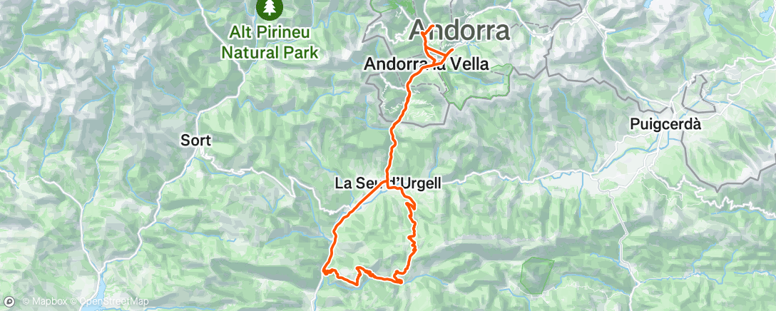Map of the activity, Morning Ride