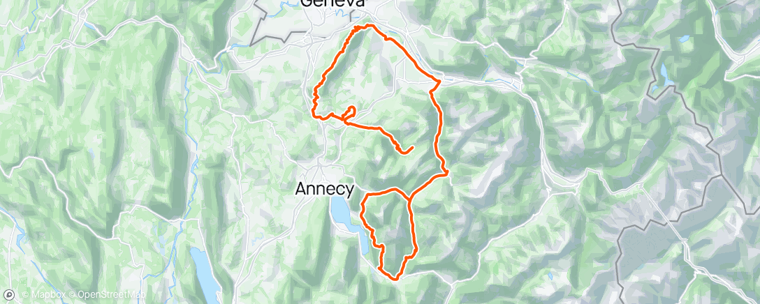 Map of the activity, Dauphine stage 8
