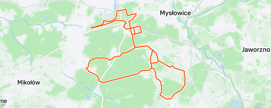 Map of the activity, Morning Ride