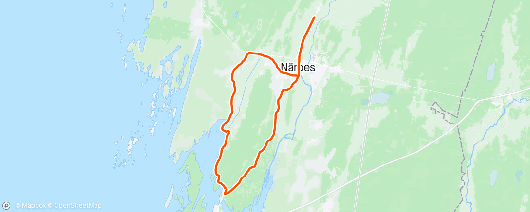 活动地图，Tjärlax-Vargholmen-Benviken