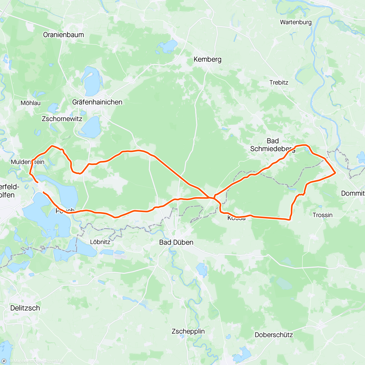 Map of the activity, 20240407 Sonntagstour Dahlenberg