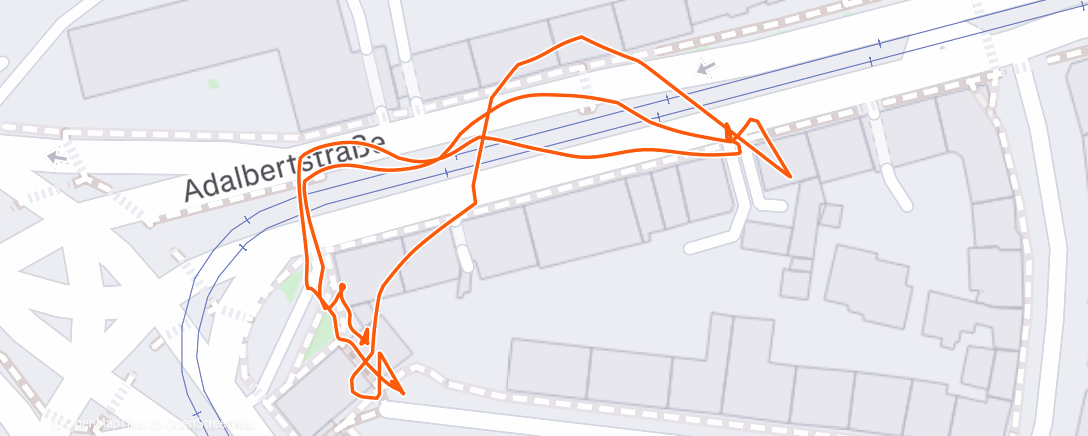 Карта физической активности (Auto auf Parkplatz schieben)