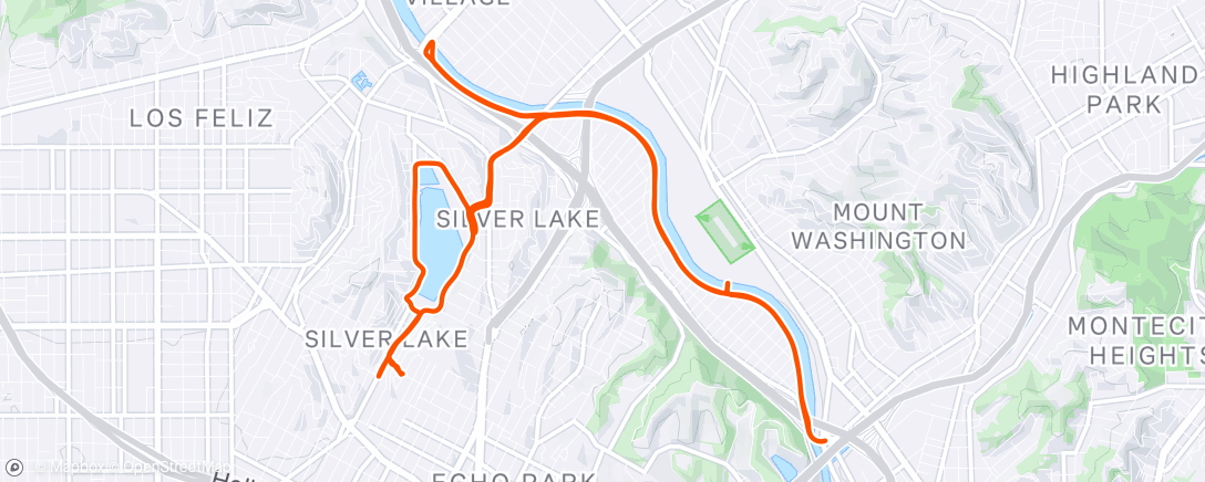 Mappa dell'attività More LA river