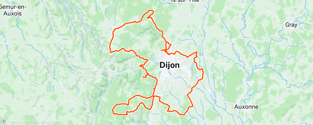 Map of the activity, Week-end 2 Pascal (et 1 Cyril)