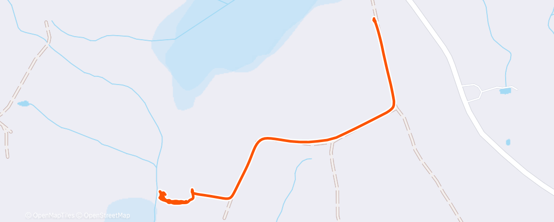 Map of the activity, Morning Workout