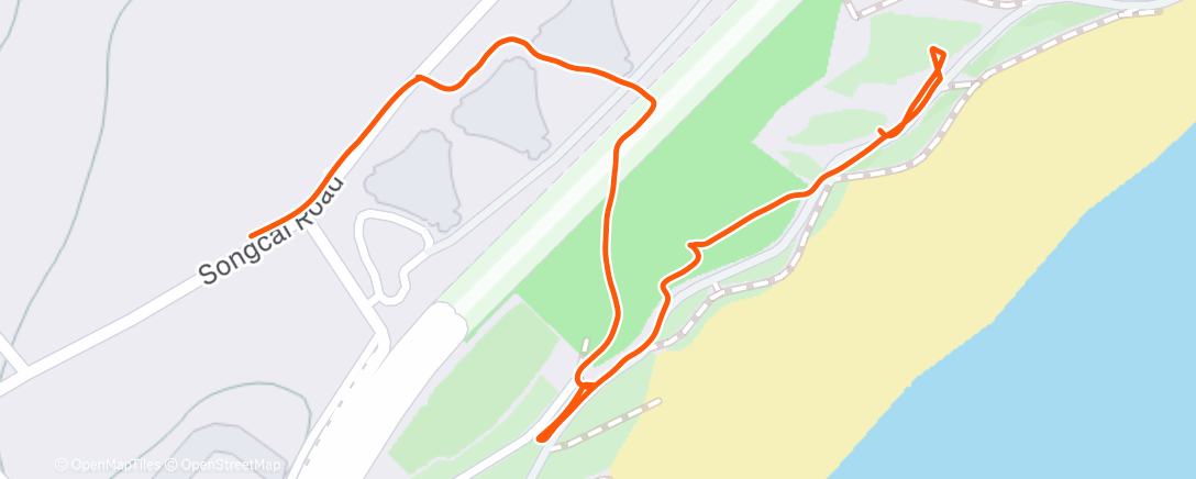 Map of the activity, 午後のウォーキング