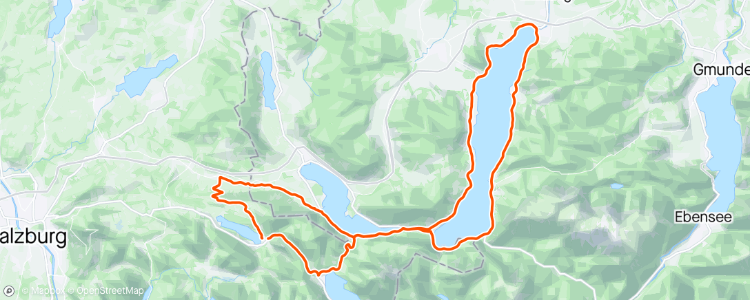 Map of the activity, Attersee ❄️