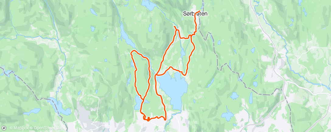 Map of the activity, Maridalen + Ullevålseter