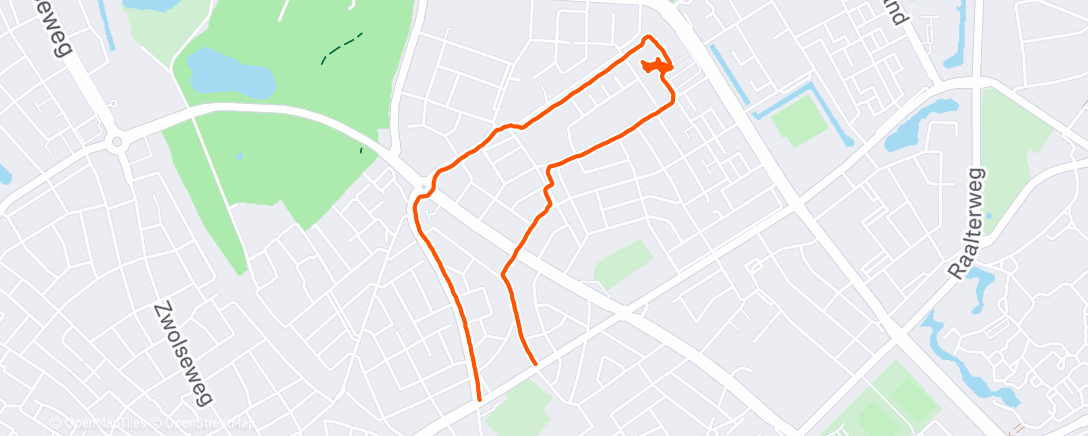 Map of the activity, Boodschapje