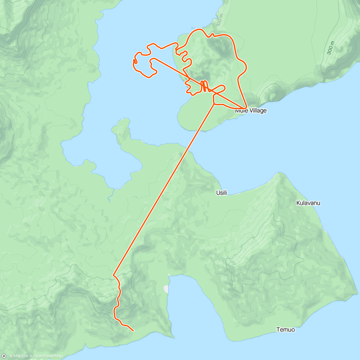 Map of the activity, 1.8 pacer miguel