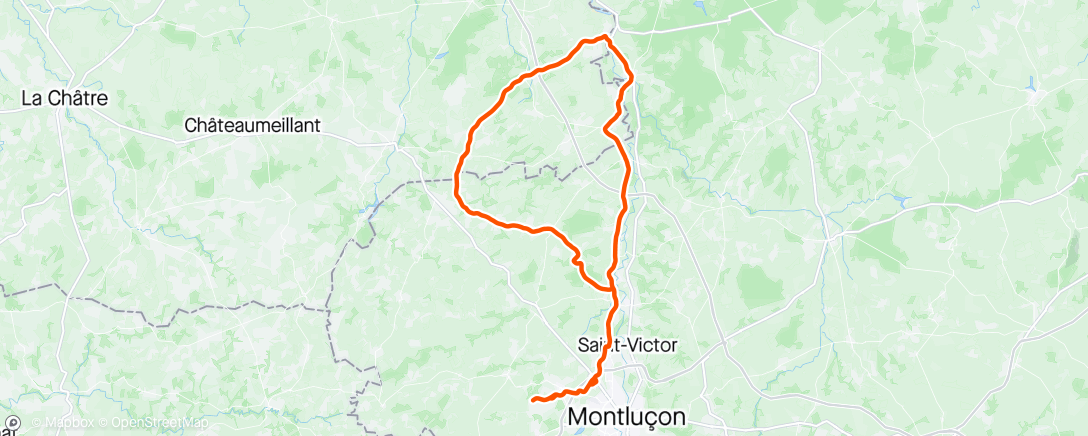 Map of the activity, Sortie vélo dans l'après-midi ASM