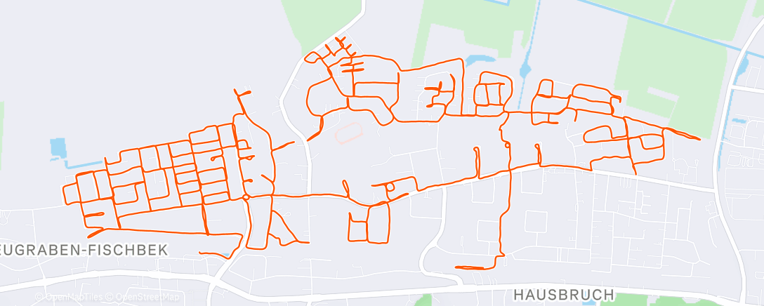 Map of the activity, Letzter Lauf in Hamburg in 2025