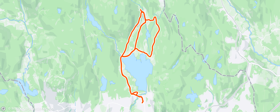 Map of the activity, Intervaller i Maridalen