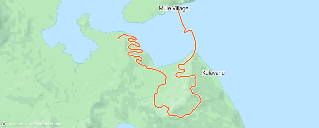 Map of the activity, Zwift - Rainbow in Watopia