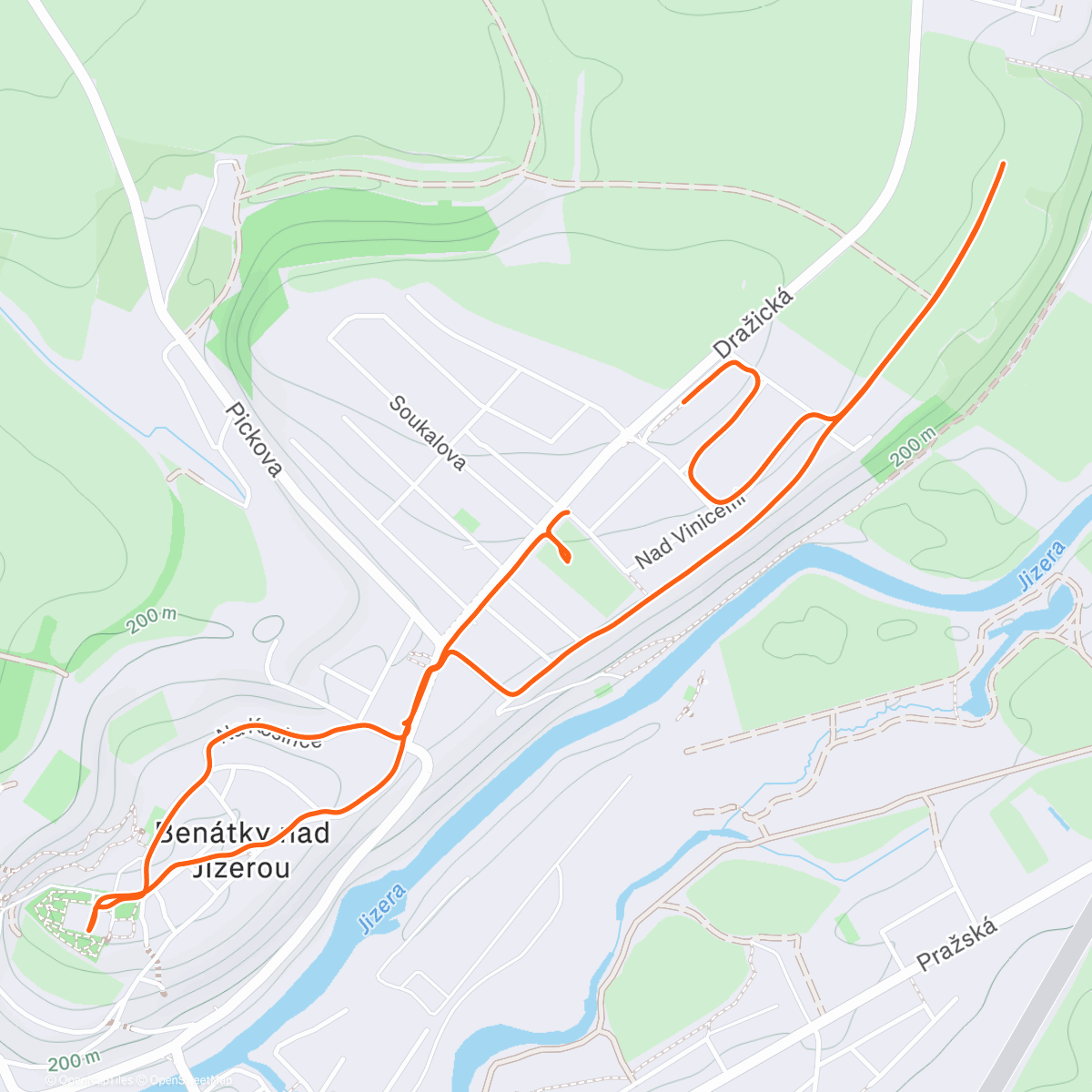 Карта физической активности (Afternoon Walk)