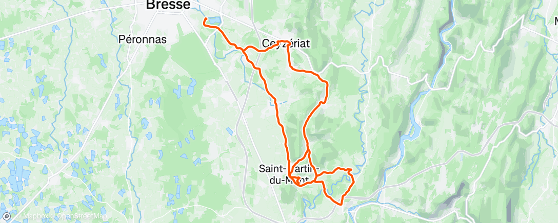 Map of the activity, Répétition M - 30’ Z2