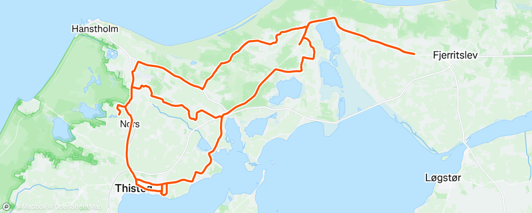 Map of the activity, Morning Ride