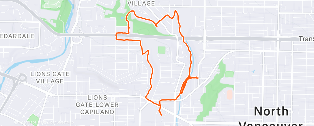 Map of the activity, Tour des parcs avec madame