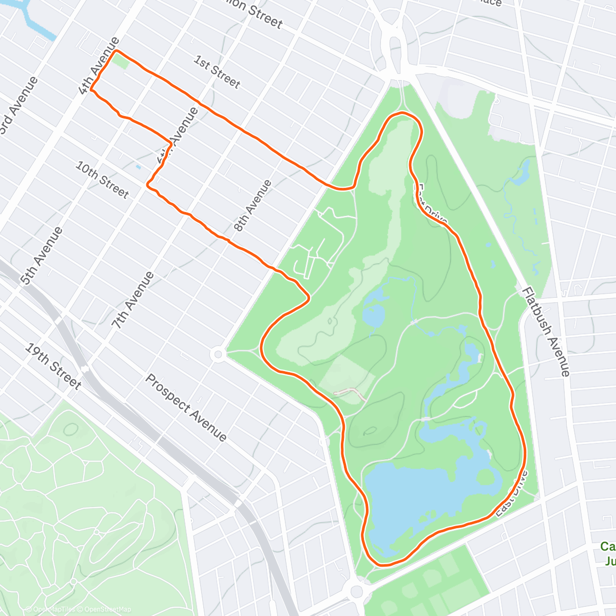 Map of the activity, before red hook tavern!