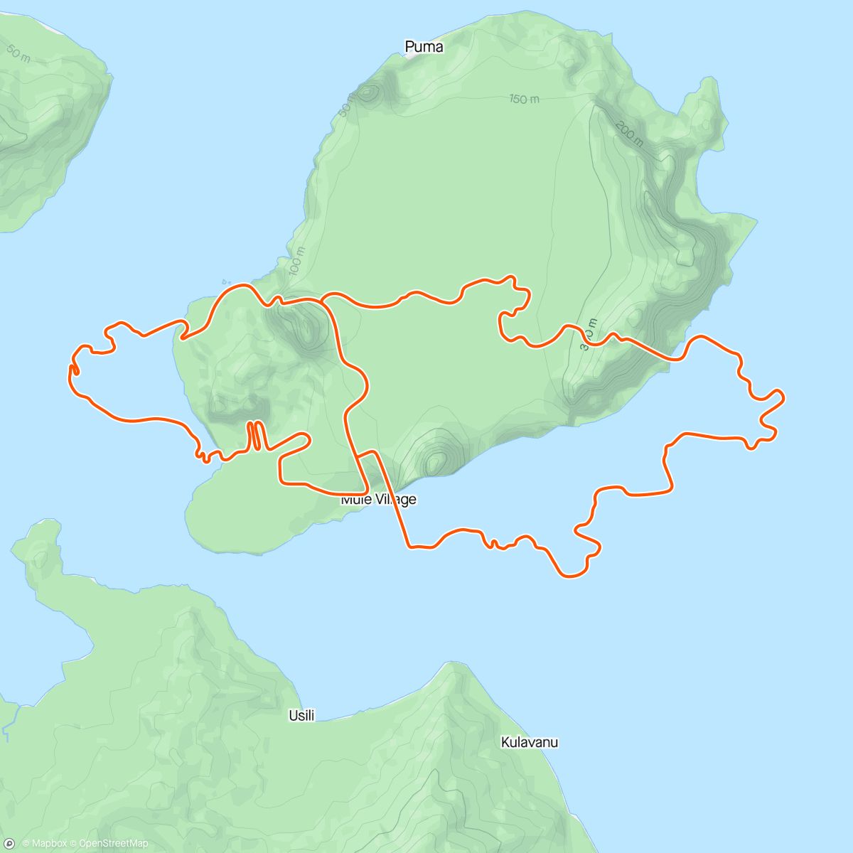 Map of the activity, Zwift - Halvfems on Big Flat 8 in Watopia