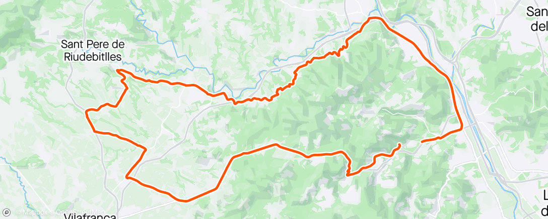 Mapa de la actividad (Bicicleta por la mañana)