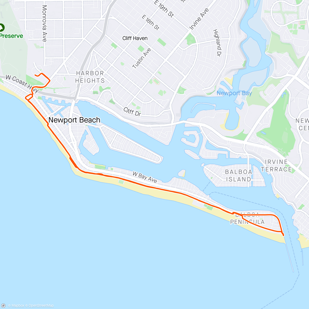 Map of the activity, Drop off/wedge