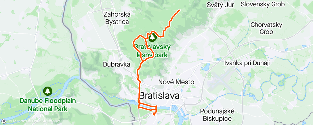 Mappa dell'attività Špekačka