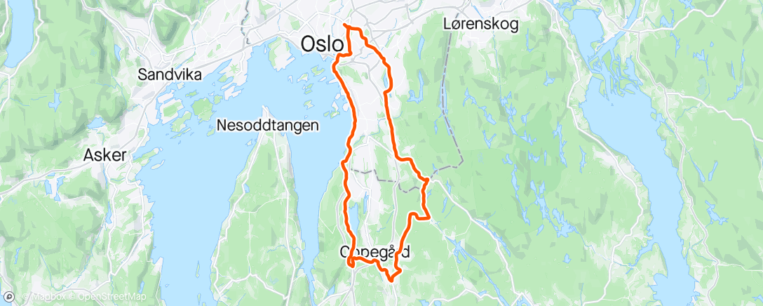アクティビティ「Oppegård」の地図