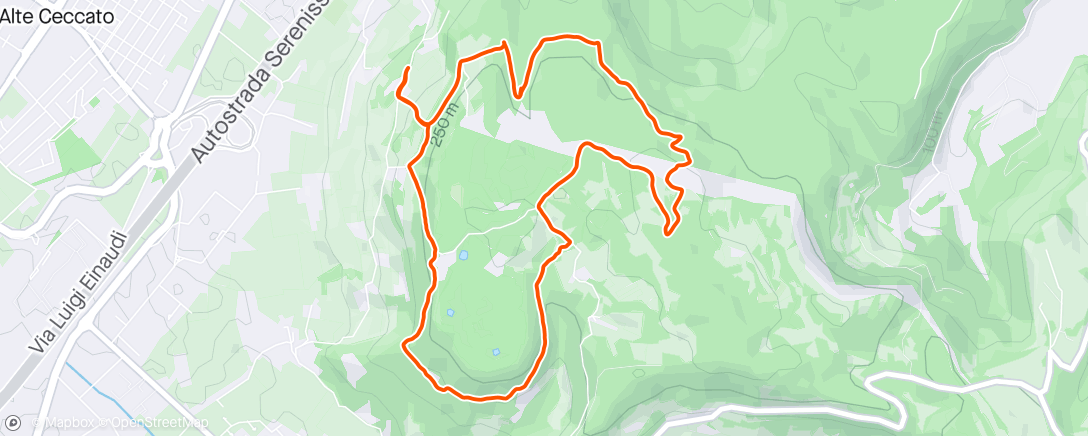 Map of the activity, Hike - Veneto