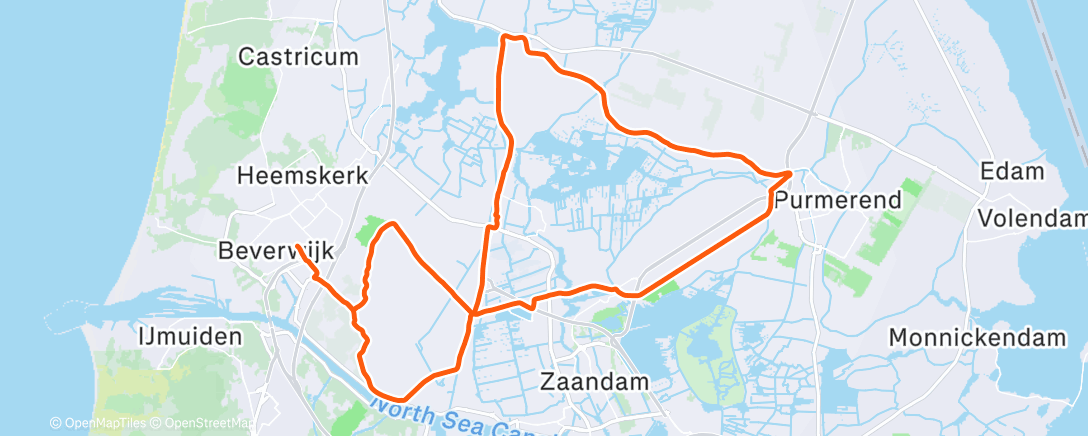 Карта физической активности (Ochtendrit)