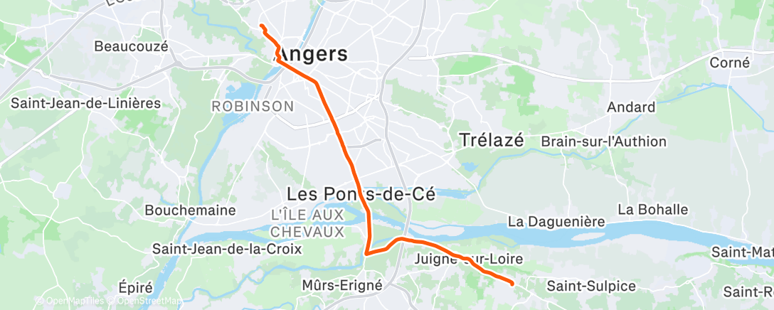 Map of the activity, 2025-12-27Ride