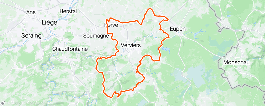 Map of the activity, Speedbikers