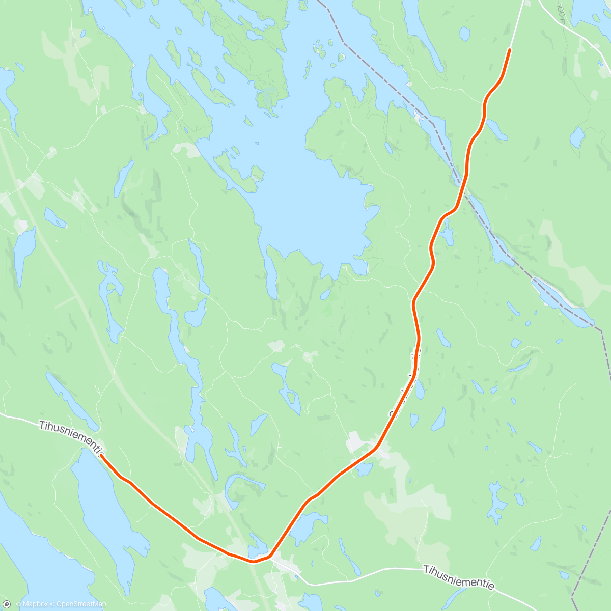 Map of the activity, Saunalenkki