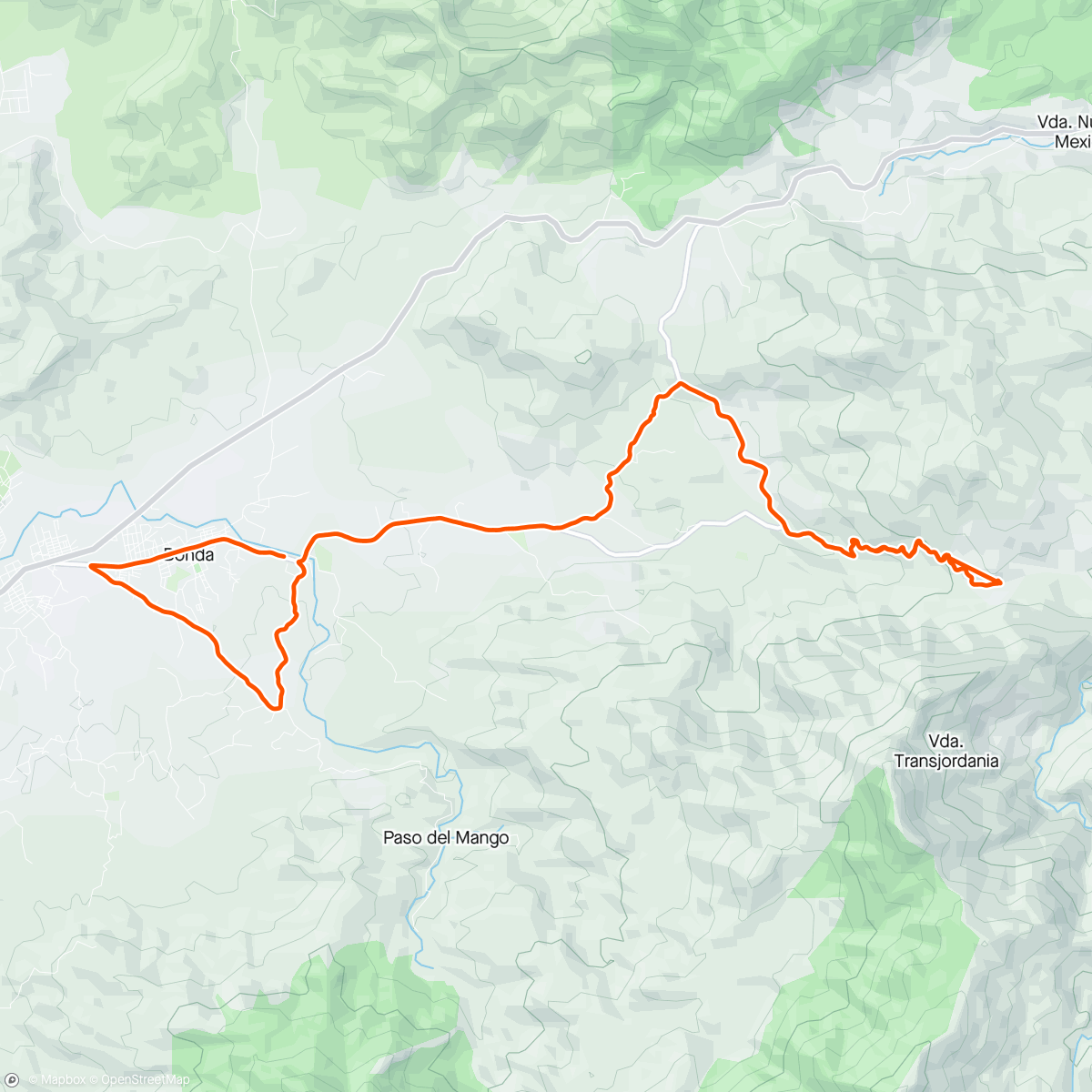 Map of the activity, Bonda - alfarero - casona