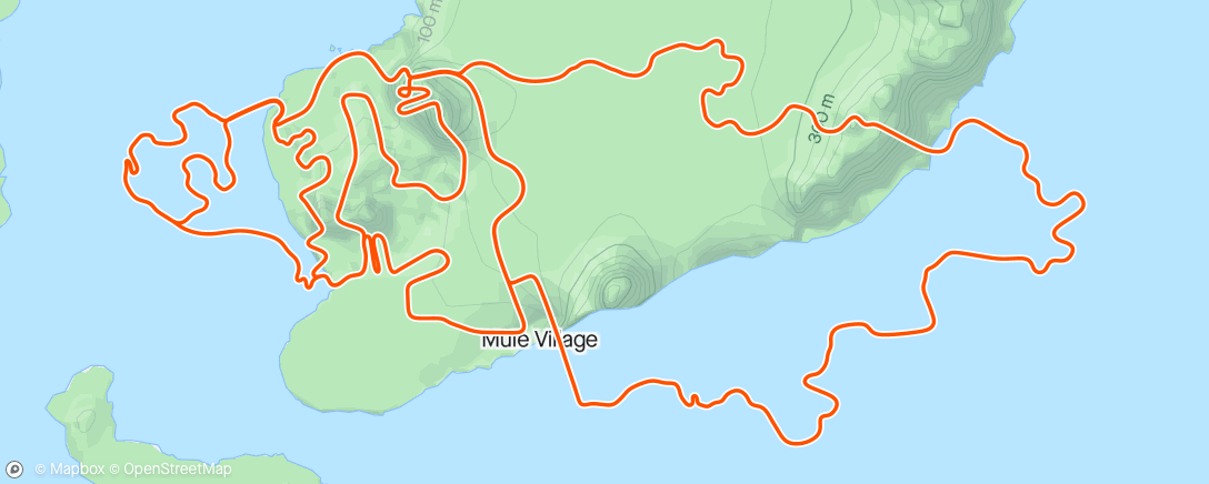Map of the activity, Watopia Loops