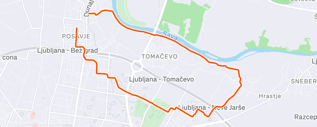 Map of the activity, Ob Savi