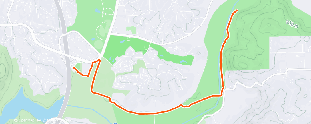Map of the activity, Mule Hill with Char