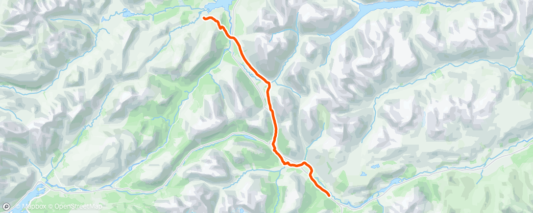 Map of the activity, West Highland Way: Crianlarich → Bridge of Orchy