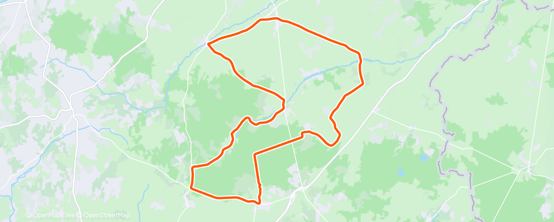 Map of the activity, C'est pas du home trainer ça