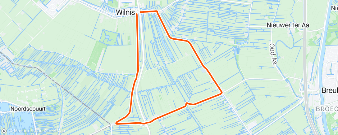Map of the activity, Eerste buiten rit🤩✌🏼