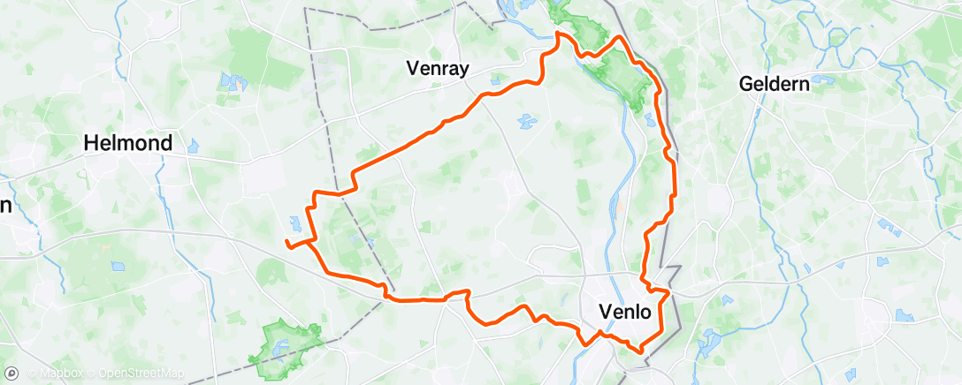 Map of the activity, Gezellige duurtraining met Arie 🚴🏻‍♂️🌥️