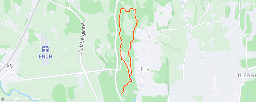 Map of the activity, TLK-jogg i Tønsberg 🏃‍♂️