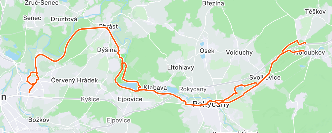 Peta aktivitas, Lunch Ride